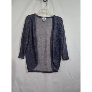 Old Navy Women's‎ Medium  Blue 3/4 Sleeve Open Front Cardigan